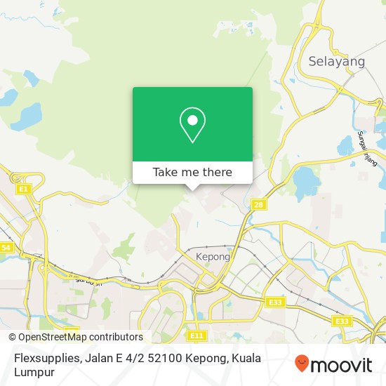 Flexsupplies, Jalan E 4 / 2 52100 Kepong map