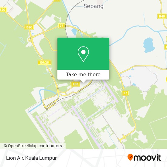 Lion Air map