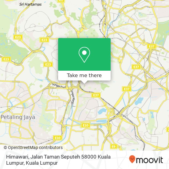 Himawari, Jalan Taman Seputeh 58000 Kuala Lumpur map