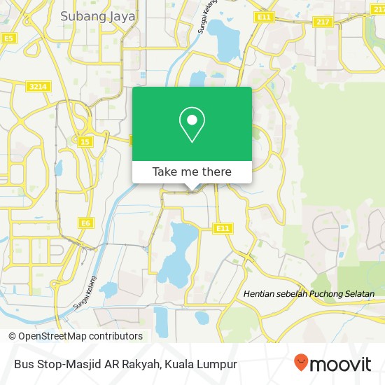 Bus Stop-Masjid AR Rakyah map