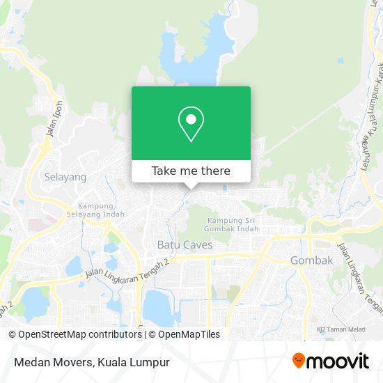 Medan Movers map