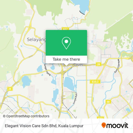 Peta Elegant Vision Care Sdn Bhd