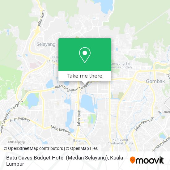 Batu Caves Budget Hotel (Medan Selayang) map