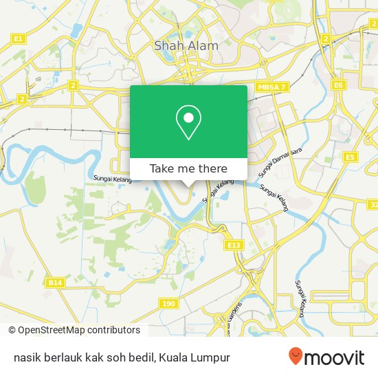 nasik berlauk kak soh bedil map