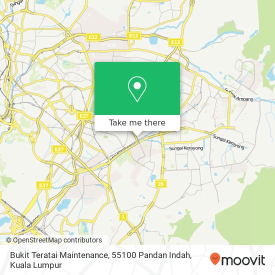 Bukit Teratai Maintenance, 55100 Pandan Indah map