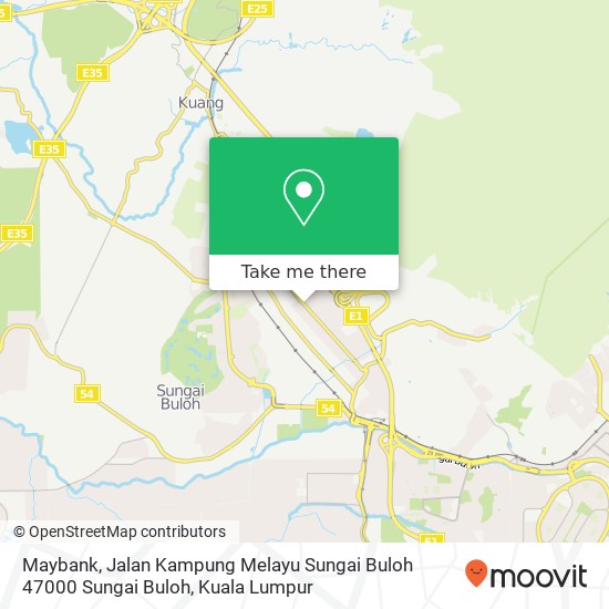 Maybank, Jalan Kampung Melayu Sungai Buloh 47000 Sungai Buloh map