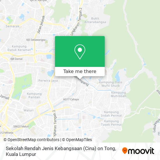 Sekolah Rendah Jenis Kebangsaan (Cina) on Tong map