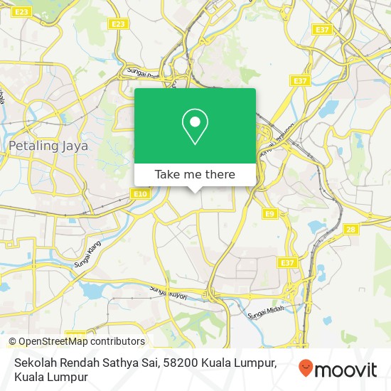 Sekolah Rendah Sathya Sai, 58200 Kuala Lumpur map