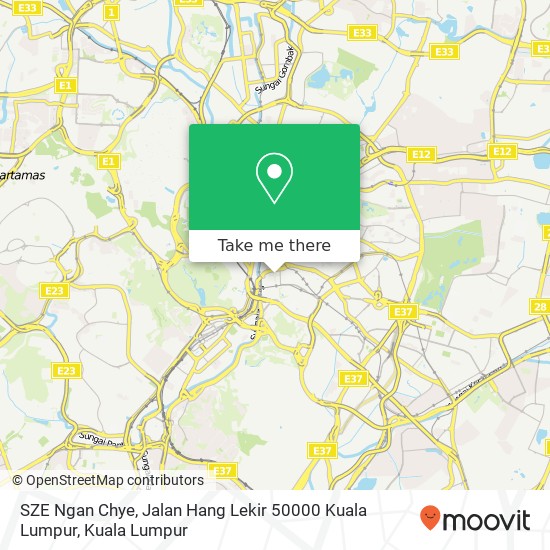 SZE Ngan Chye, Jalan Hang Lekir 50000 Kuala Lumpur map