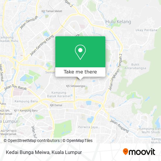 Kedai Bunga Meiwa map