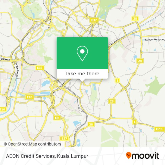 How To Get To Aeon Credit Services In Kuala Lumpur By Bus Mrt Lrt Or Train Moovit