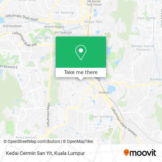 Kedai Cermin San Yit map