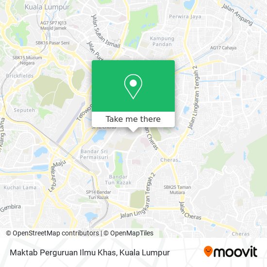 Peta Maktab Perguruan Ilmu Khas