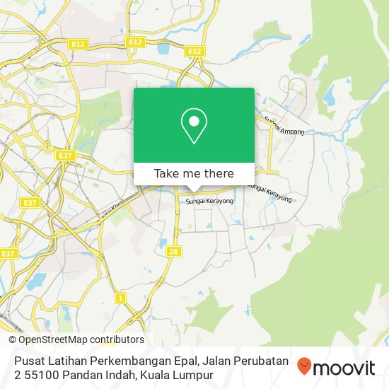 Pusat Latihan Perkembangan Epal, Jalan Perubatan 2 55100 Pandan Indah map