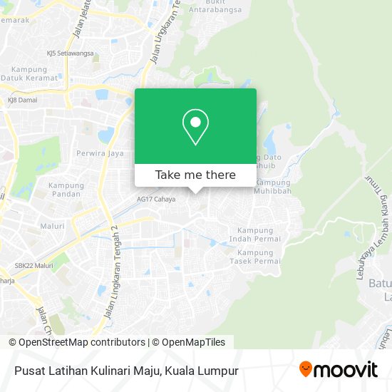 Pusat Latihan Kulinari Maju map