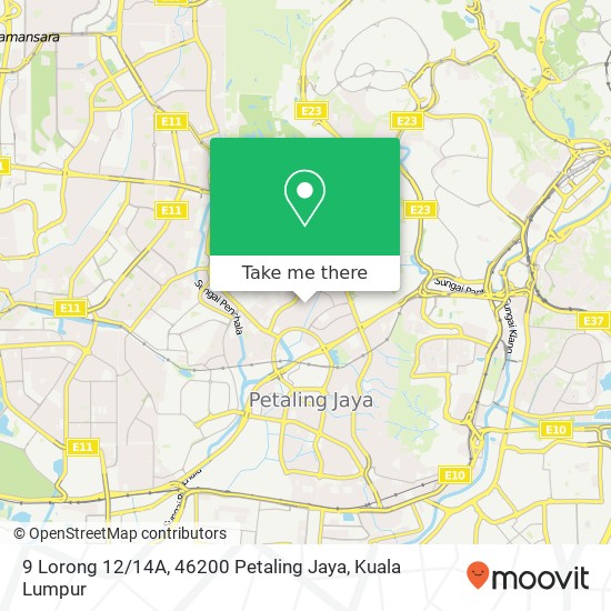 9 Lorong 12 / 14A, 46200 Petaling Jaya map