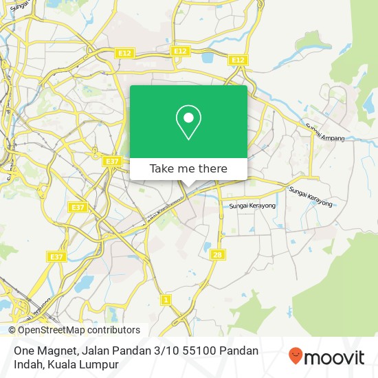 One Magnet, Jalan Pandan 3 / 10 55100 Pandan Indah map