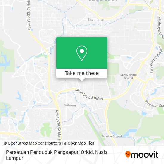 Peta Persatuan Penduduk Pangsapuri Orkid