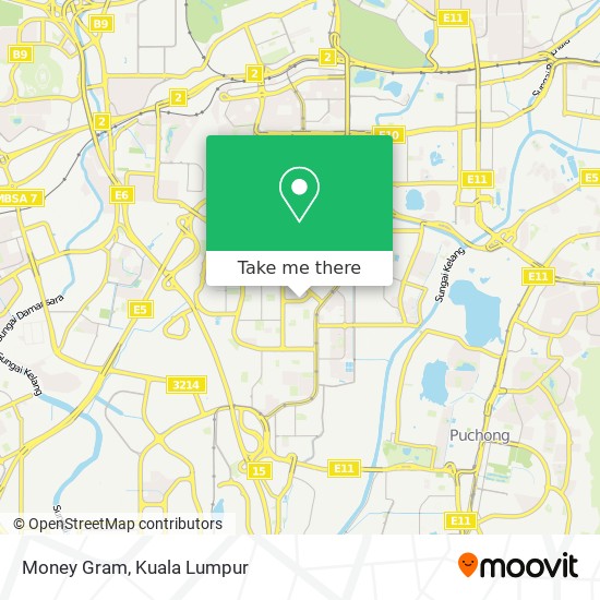 Money Gram map