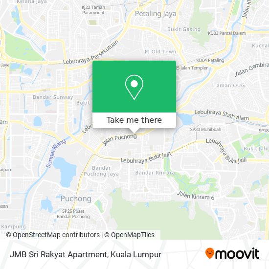 JMB Sri Rakyat Apartment map