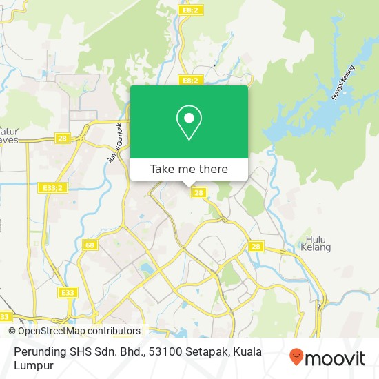 Perunding SHS Sdn. Bhd., 53100 Setapak map