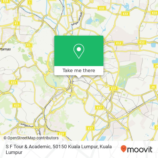 S F Tour & Academic, 50150 Kuala Lumpur map