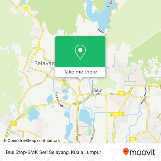 Bus Stop-SMK Seri Selayang map