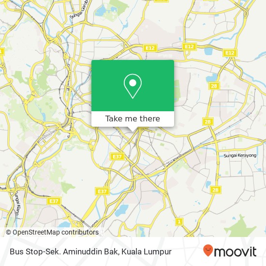 Bus Stop-Sek. Aminuddin Bak map
