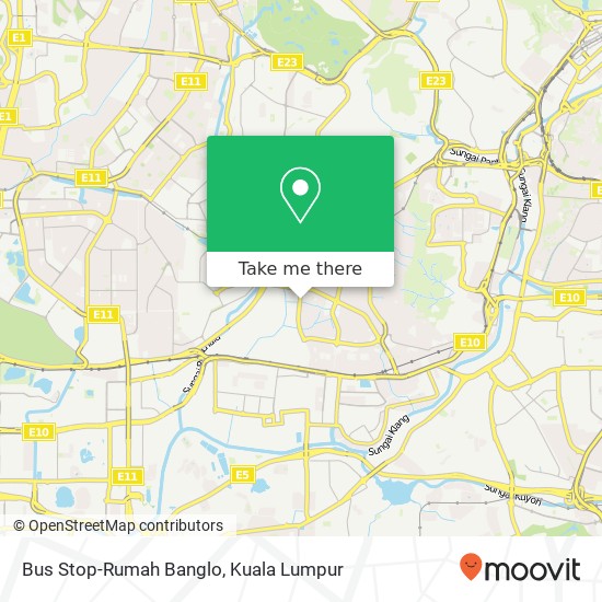 Bus Stop-Rumah Banglo map