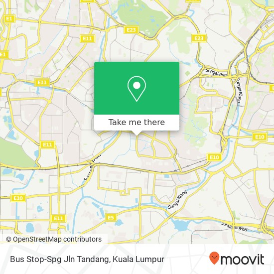 Peta Bus Stop-Spg Jln Tandang