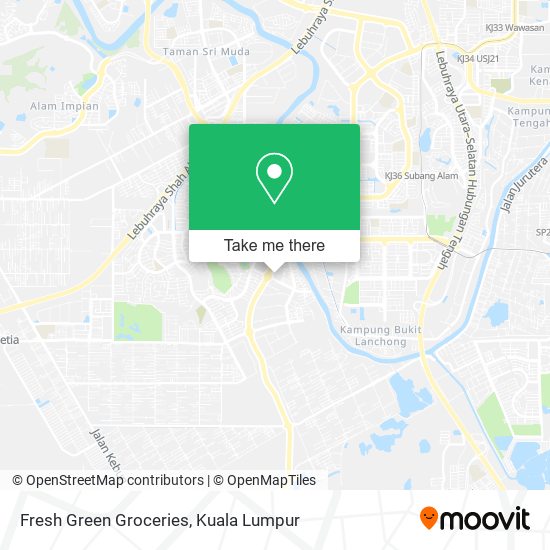 Fresh Green Groceries map