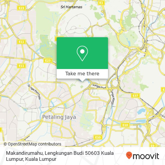 Makandirumahu, Lengkungan Budi 50603 Kuala Lumpur map