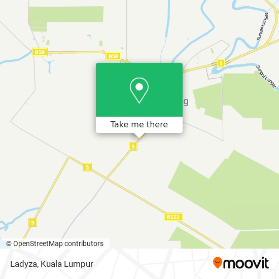Ladyza map