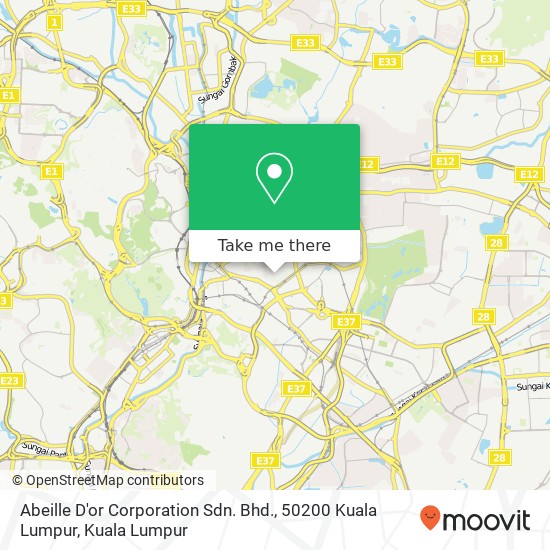Abeille D'or Corporation Sdn. Bhd., 50200 Kuala Lumpur map
