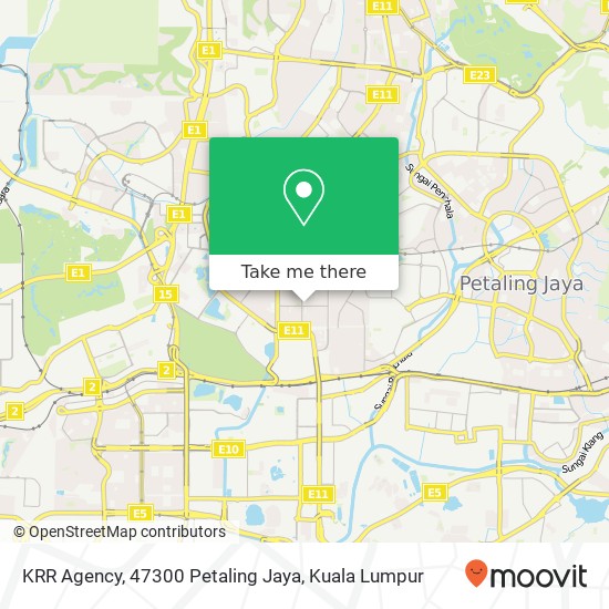 KRR Agency, 47300 Petaling Jaya map