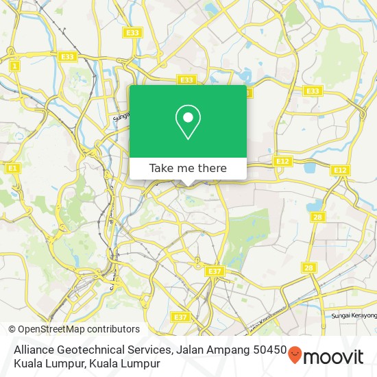 Alliance Geotechnical Services, Jalan Ampang 50450 Kuala Lumpur map