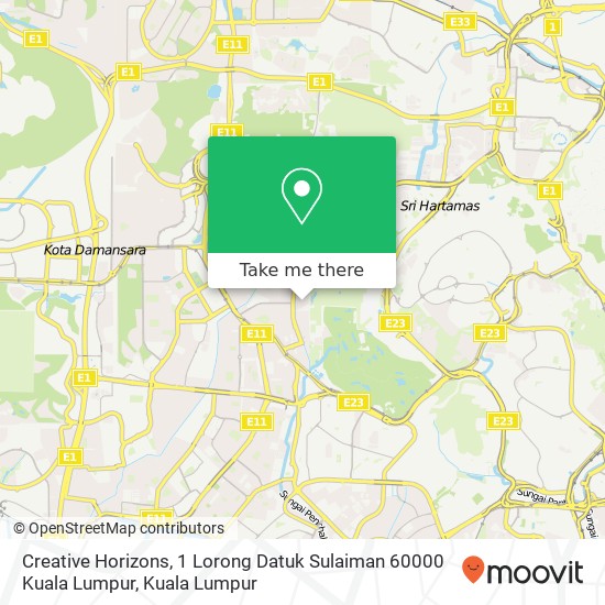 Creative Horizons, 1 Lorong Datuk Sulaiman 60000 Kuala Lumpur map