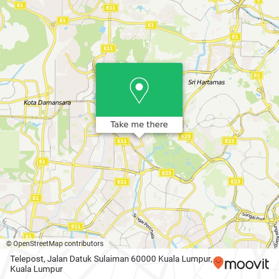 Telepost, Jalan Datuk Sulaiman 60000 Kuala Lumpur map