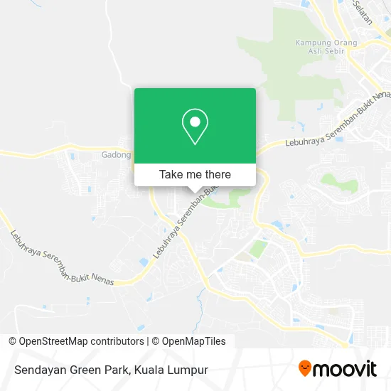 Sendayan Green Park, Labu map