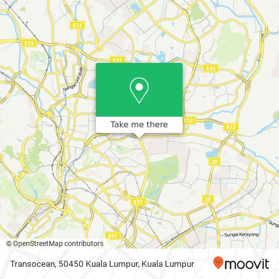 Transocean, 50450 Kuala Lumpur map