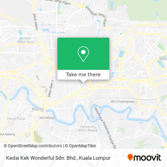 Kedai Kek Wonderful Sdn. Bhd. map