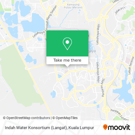 Peta Indah Water Konsortium (Langat)