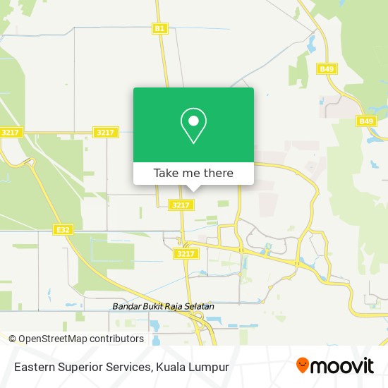 Eastern Superior Services map