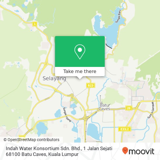 Peta Indah Water Konsortium Sdn. Bhd., 1 Jalan Sejati 68100 Batu Caves