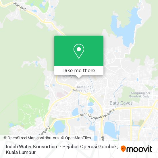 Indah Water Konsortium - Pejabat Operasi Gombak map