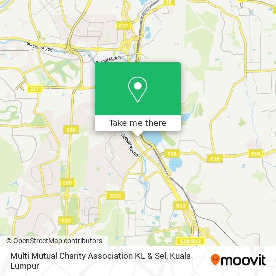 Multi Mutual Charity Association KL & Sel map