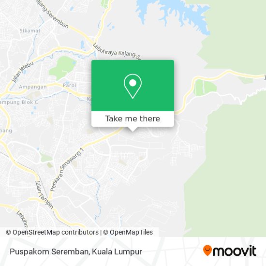 Puspakom Seremban map