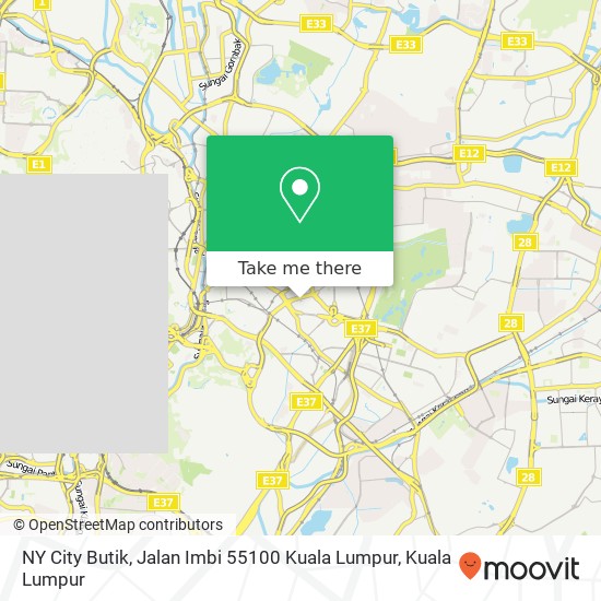 NY City Butik, Jalan Imbi 55100 Kuala Lumpur map