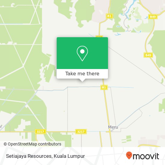 Peta Setiajaya Resources, Jalan Setia Jaya 42200 Kapar