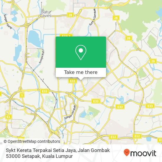 Sykt Kereta Terpakai Setia Jaya, Jalan Gombak 53000 Setapak map